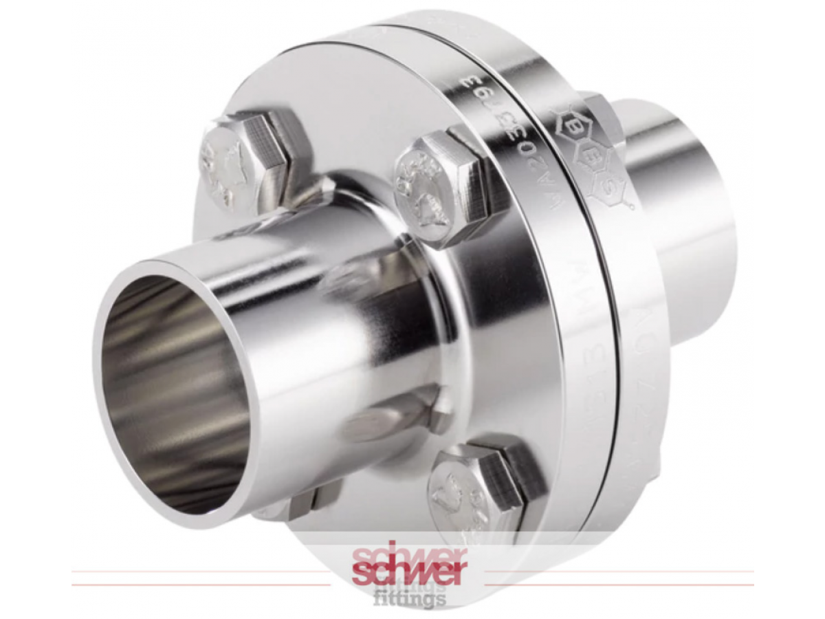 Aseptic-flange connection DIN 11864-2, Shape A | GTEEK
